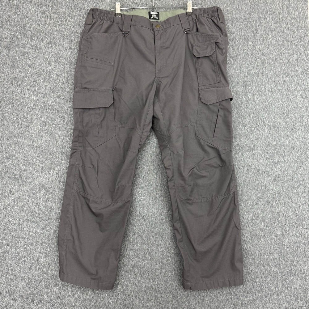 CQR Tactical Cargo Pants Mens 42x30 Charcoal TLP125 Ripstop Workwear